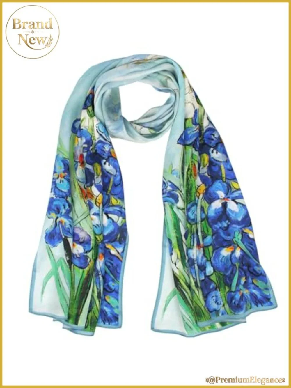 100% Mulberry Silk Long Oblong Scarf Shawl Wrap Women Lightweight